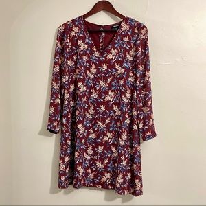 Madewell Long Sleeve Shift Dress